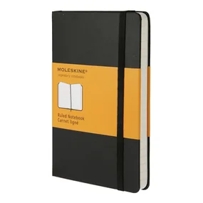 Блокнот "Classic Ruled" Pocket, 96 листов, в линейку, черный