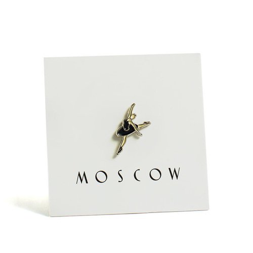 Значок металлический Heart Of Moscow Балерина в черном 460₽