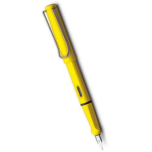 цена Ручка перьевая 018 Safari EF, 0,3 мм, желтая