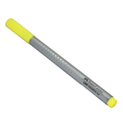 Капиллярная ручка &Grip&, 0,4 мм, желтый кадмий
