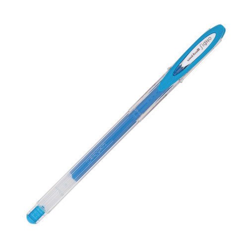 Гелевая ручка UM-120AC, 0,7 мм, голубая гелевая ручка um 120 0 7 мм фиолетовая