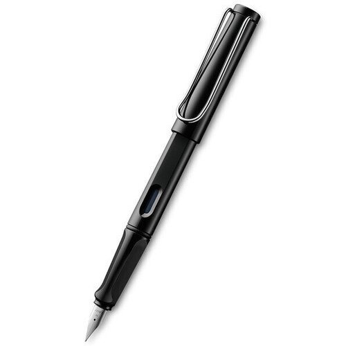 Ручка перьевая Safari 019, черный, EF перьевая ручка lorelei 019 смола с преобразователем иридиевая ef f 0 38 0 5 мм темно зеленый золотой зажим чернильная ручка для бизнеса офиса дом
