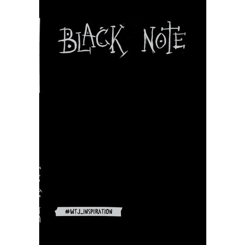Креативный блокнот Black Note, 192 стр. уничтожь этот black note креативный скетчбук с заданиями