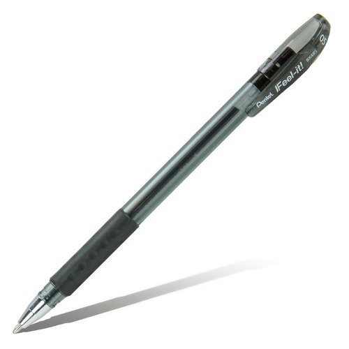 цена Ручка шариковая Pentel Feel it!, черная, 0,5 мм
