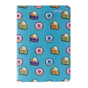 Блокнот нелинованный "Coffee break" А6, 40 листов, голубой