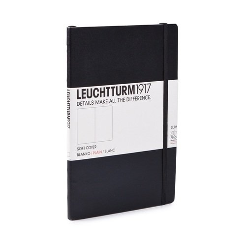 Блокнот нелинованный Softcover Medium А5, 60 листов, черный
