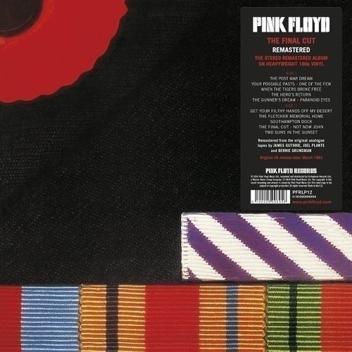 Виниловая пластинка Pink Floyd – The Final Cut LP pink floyd the final cut digisleeve remastered cd