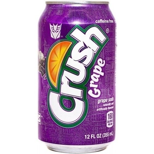 Напиток безалкогольный газированный Crush Grape 355 мл 208₽
