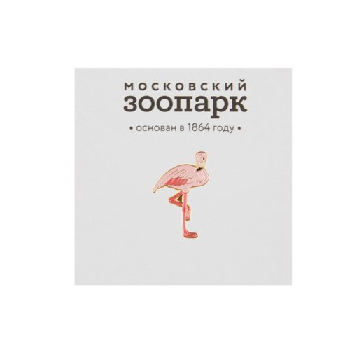 Значок металлический Heart Of Moscow Фламинго цена и фото