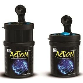 Жевательная резинка с кофеином, со вкусом эвкалипта