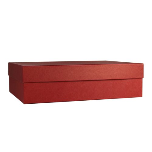 Подарочная коробка Symbol, красная, 24 х 14 х 5 см подарочная коробка красная 23х16х10 см
