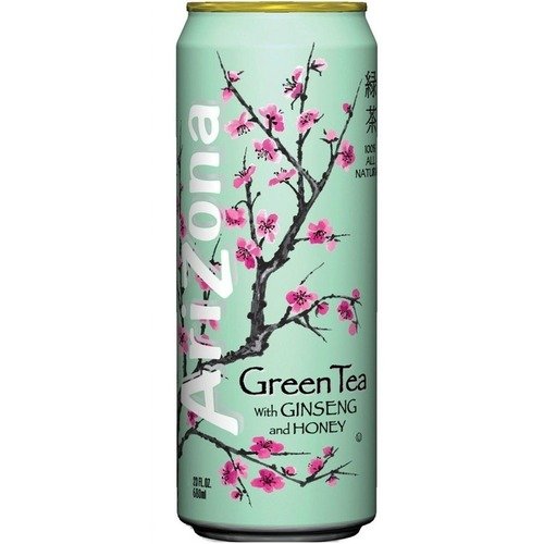 Чай холодный Green Tea, 680 мл напиток arizona rx enegry herbal tonic 680 мл