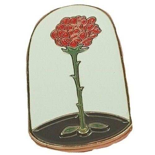 Значок эмалированный Подписные издания Маленький принц Роза 490₽