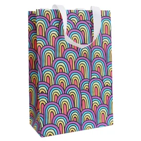 Пакет подарочный "Радуга единорога", 16 х 24 х 8 см