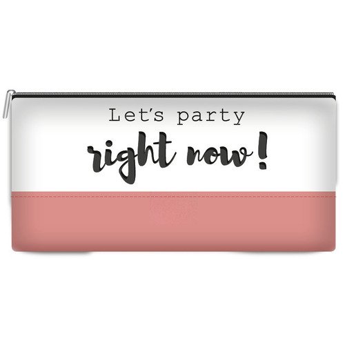 Пенал-косметичка "Party", 21 х 10 см, розовый