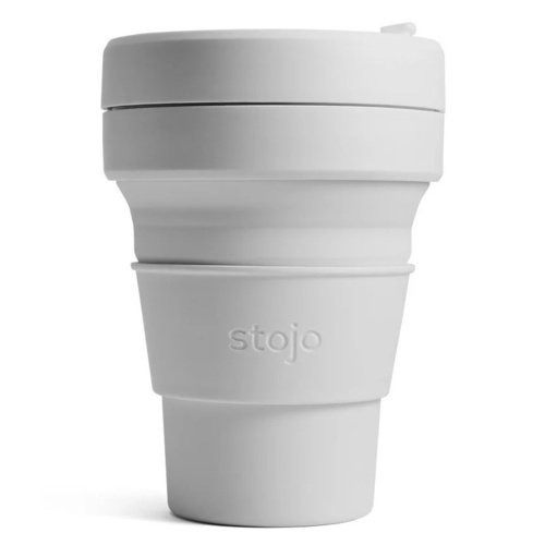 Стакан складной Stojo Pocket Cup, 355 мл, серый складной стакан stojo pocket cup mint 355 мл