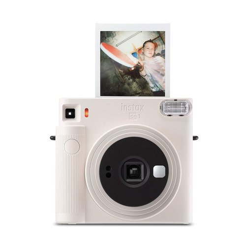 Фотоаппарат моментальной печати Fujifilm Instax Square SQ1, белый пленка для моментальных снимков instax black frame