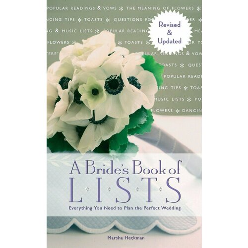 Marsha Heckman. A Bride's Book of Lists: Everything You Need to Plan the Perfect Wedding romantic chiffion beach wedding dresses cap sleeves lace top boho wedding gown sweep train custom made bride gown
