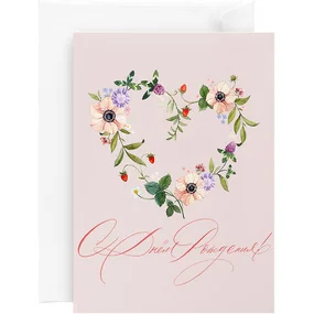 Открытка Венок с земляникой