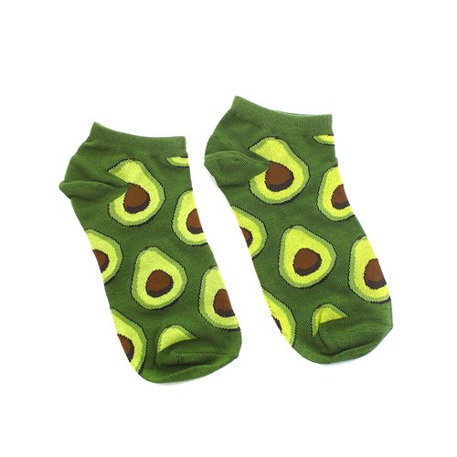 Носки короткие Krumpy Socks Euro. Авокадо, 35-40 носки короткие авокадо