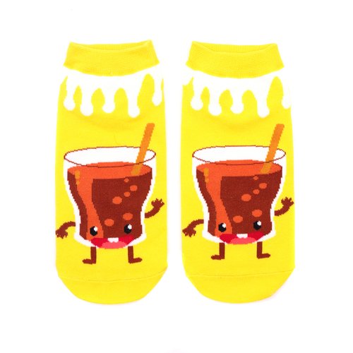 Носки короткие Krumpy Socks Fast Food. Кола, 35-40