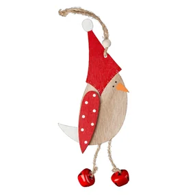 Украшение ErichKrause Decor Птенчик в шапке, 19 см, дерево