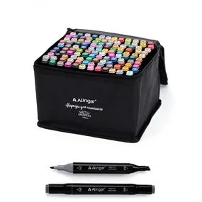 Набор маркеров для скетчинга Alingar, 120 штук