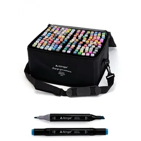 Набор маркеров для скетчинга Alingar, 168 штук