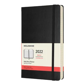 Ежедневник Moleskine Classic Large, 400 страниц, черный, 13 х 21 см