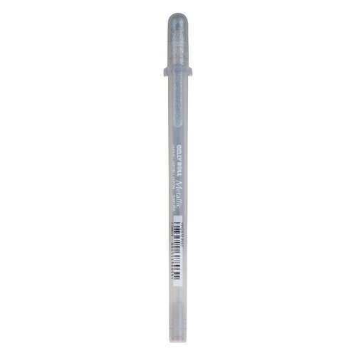 Ручка гелевая Sakura Metallic, цвет чернил: серебро