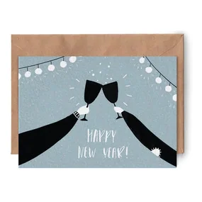 Открытка Yetti Happy new year