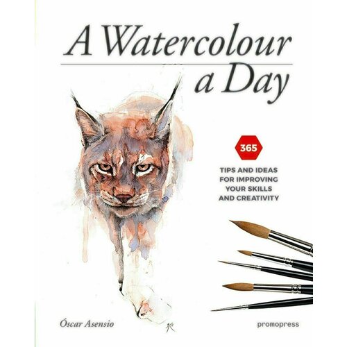Oscar Asensio. Watercolour a Day manga basic tutorial books expression painting techniques training book anime adult chinese copybook coloring books for kids