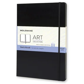 Блокнот для рисования Moleskine Art Sketchbook, A4, 96 страниц, твердая обложка, черный