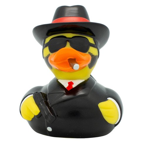 Резиновая уточка Funny Ducks Аль Капоне игрушка funny ducks funny ducks фея уточка