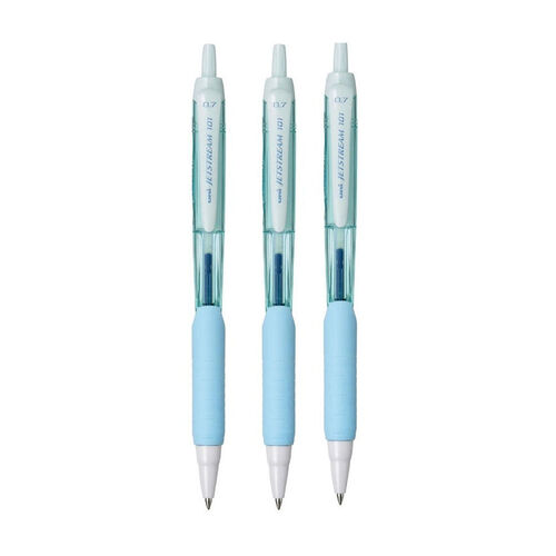 Шариковая ручка Uni Jetstream SXN-101-07FL, 0,7 мм, бирюзовая, синие чернила ручка шариковая на подставке на липучке attache син стержень синий корпус