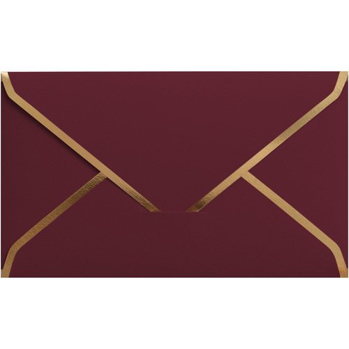 Конверт для денег Красота в Деталях Бордовый, 17 х 10 см