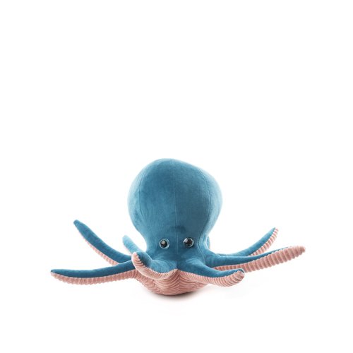 Игрушка мягконабивная Kiddie Art Tallula Осьминог, синий, 30 х 60 см игрушка мягконабивная kiddie art tallula заяц 70 см