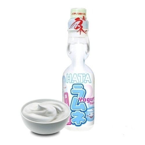 Напиток газированный Hata Kosen Ramune Со вкусом йогурта, 200 мл fun food hata kosen напиток газированный безалкогольный рамунэ со вкусом дыни стекло 200 мл