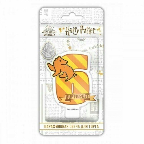 Парафиновая свеча в торт ND Play Harry Potter Чиби цифра 6 30₽
