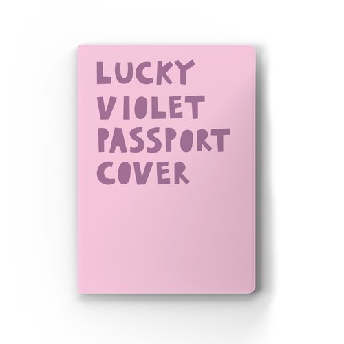 Обложка для паспорта Морда Довольна Lucky, розовая