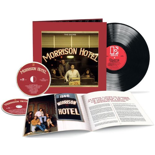 Виниловая пластинка The Doors - Morrison Hotel (Anniversary Deluxe Edition) LP+2CD doors doors l a woman reissue remastered 180 gr