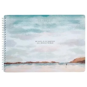 Альбом для рисования Be Smart View Пляж, 299 х 210 мм, 40 листов, на спирали