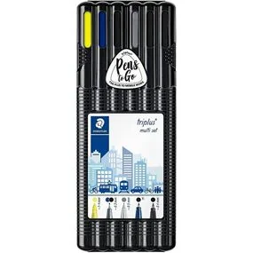 Набор ручек Staedtler Fineliner Black Box в пенале