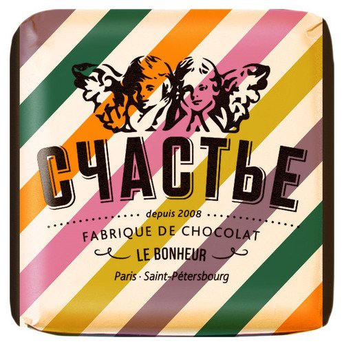 Конфета пралине конфетти в горьком шоколаде 50 г 190₽