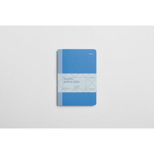 Еженедельник недатированный Falafel Books Simple Week Сlassic Blue, А5