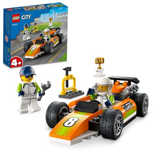 Конструктор LEGO City 60322 Гоночный автомобиль lego technic гоночный автомобиль mclaren формулы 1 модель автомобиля для взрослых