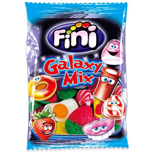 Жевательный мармелад Fini Galaxy Mix, 90 г мармелад жевательный fini клубничные кольца 90 г