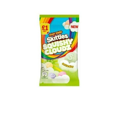 Драже Skittles Squishy Cloud Pouch Sour кислые 70 г 288₽