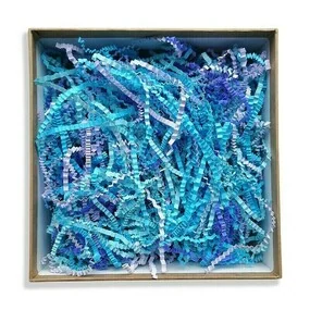 Бумажный наполнитель цветной Микс-1, 100 гр (синий)