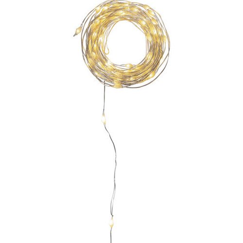 Гирлянда Капля росы серебряная, 10 м, 100 ламп цепочка с подвеской с буквами алфавита женская длинная цепь серебристого цвета с цирконами ручной работы подарочное ювелирное украшение